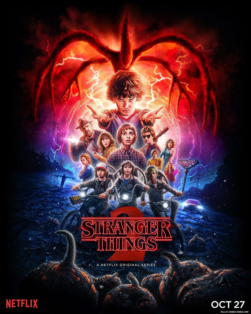 Stranger Things Saison 2 - & Background, 1024X1280 HD phone wallpaper