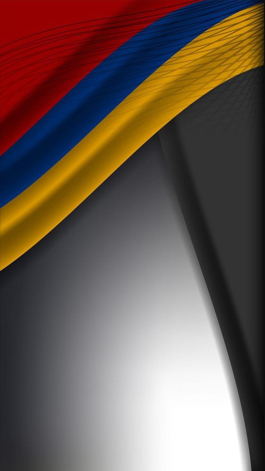 Armenia, electric blue, red blue orange, design, armenian flag, abstract HD phone wallpaper
