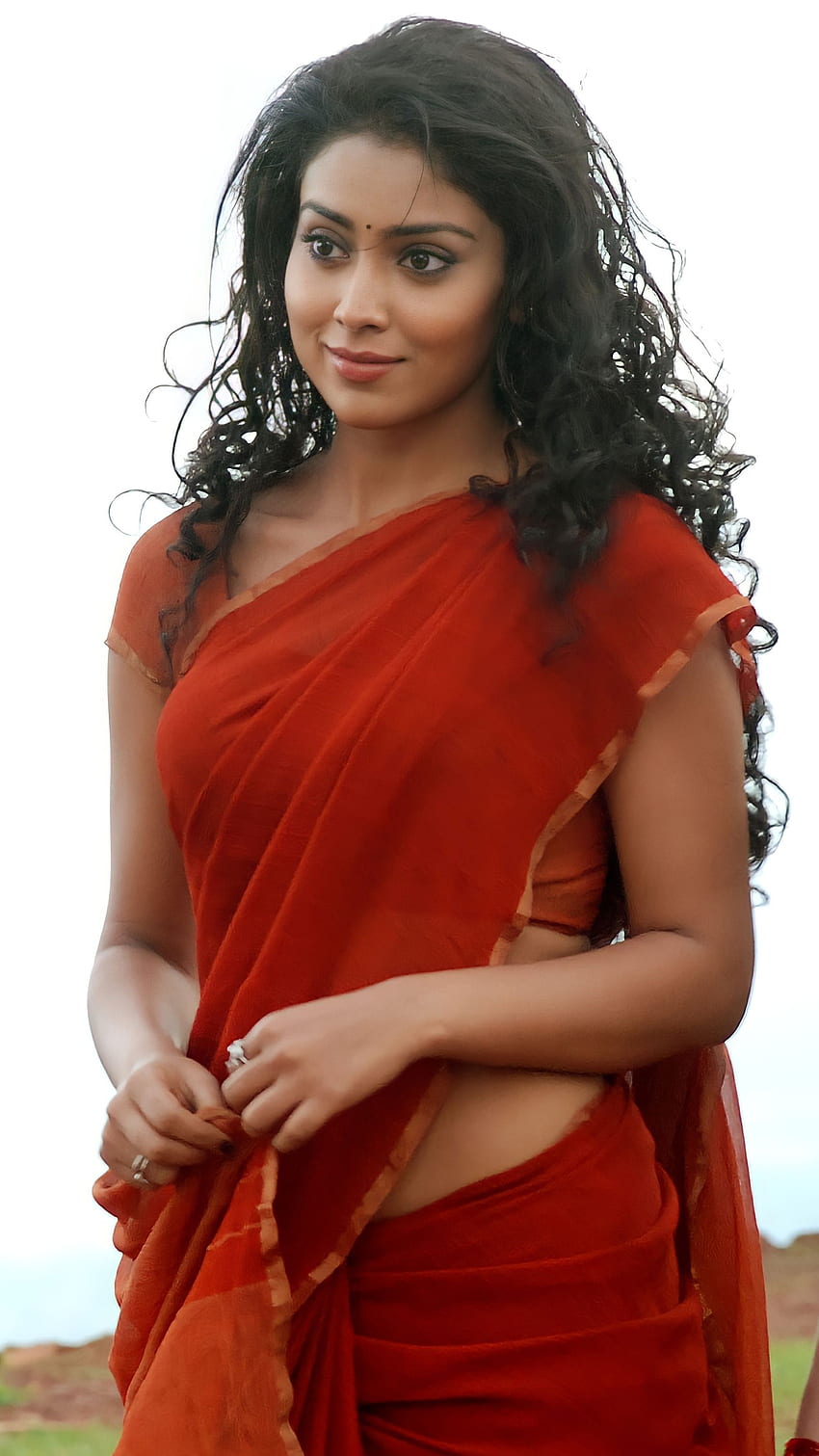 Shreya Saran, beauté sari Fond d'écran de téléphone HD
