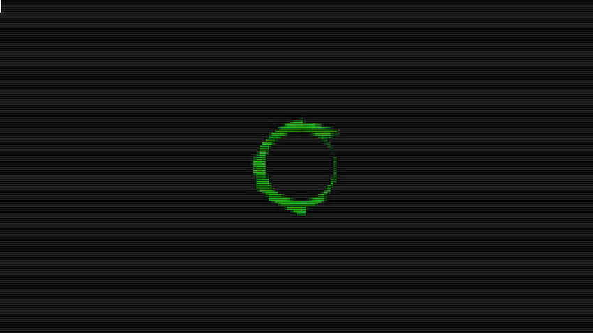 zielony, Pixelated, Pixel Art, Linux, Conslole, Zen, Dzen / i Mobile Background, Pixel Art Green Tapeta HD