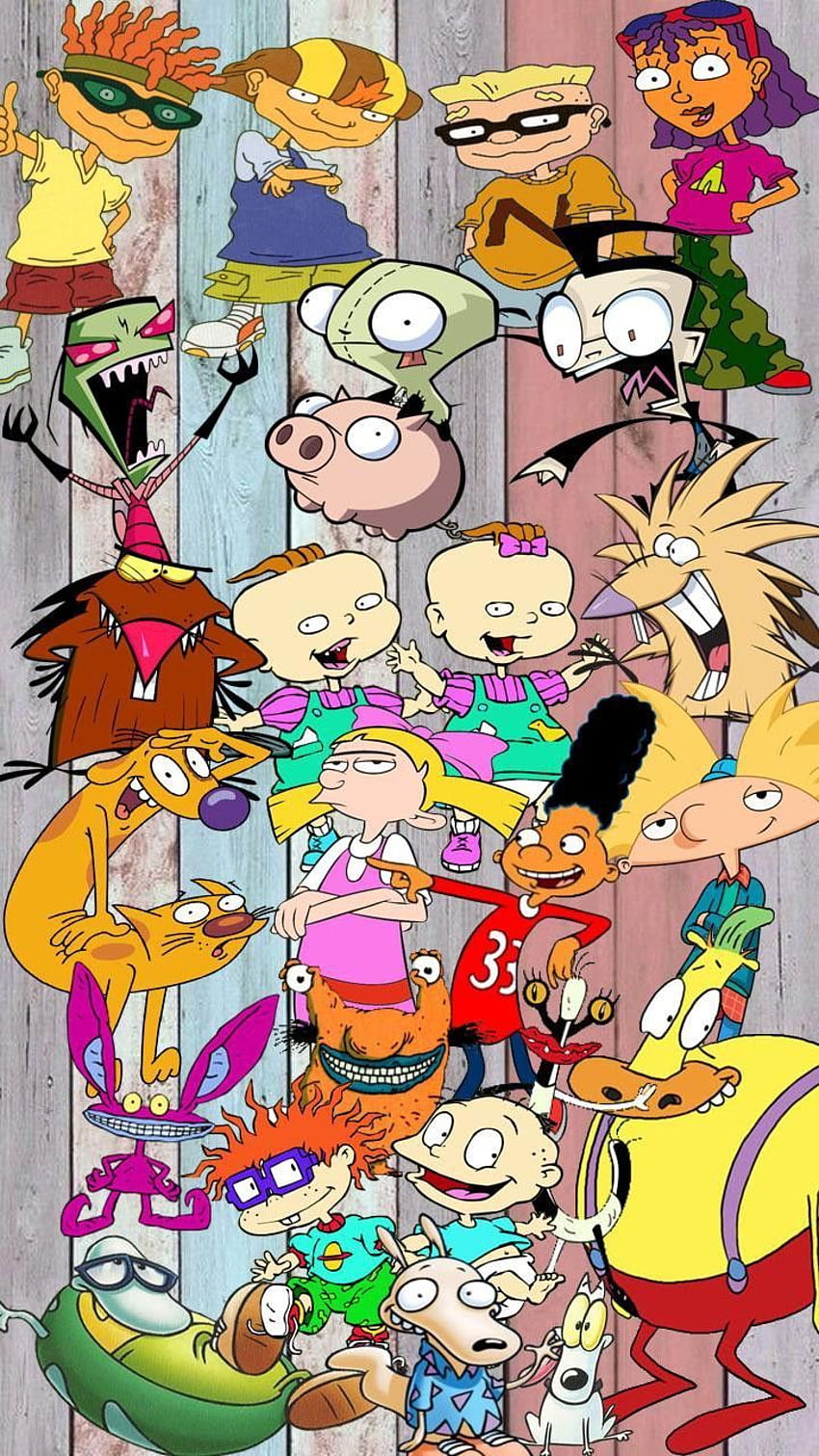 Nickelodeon characters. Cartoon , 90s , 90s, Classic Cartoon HD phone  wallpaper | Pxfuel