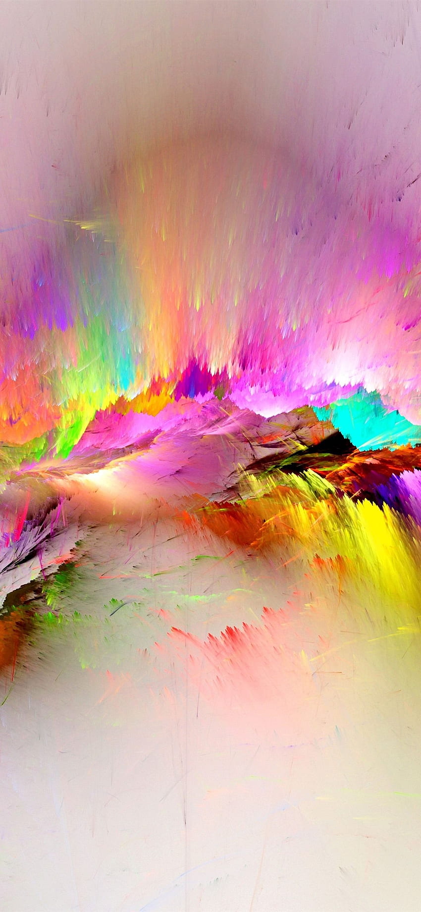Colorful Paint, Rainbow, Abstract IPhone 11 Pro XS Max , Background HD  phone wallpaper | Pxfuel