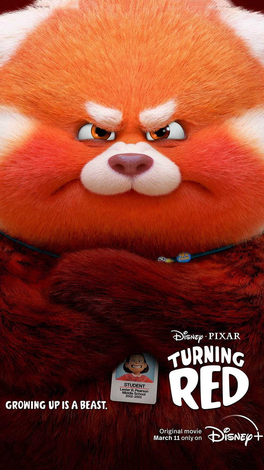 Pixar's Turning Red , Turing Red HD phone wallpaper