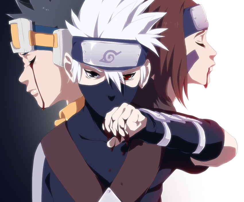 : Anime, Naruto, Kakashi Hatake, Obito Uchiha Wallpaper HD
