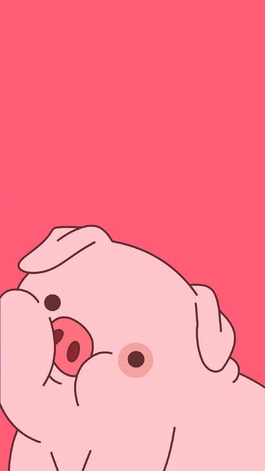 Emoji di maiale di Tumblr, faccia di maiale Sfondo del telefono HD