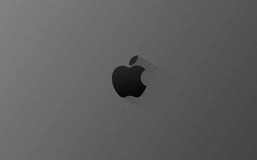 2880*1880. Logo Apple, Czarne jabłko, Apple, MacBook Pro Logo Apple Tapeta HD