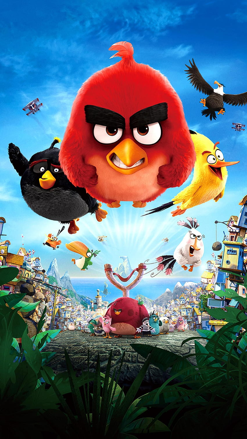 Film Angry Birds (2016) Telefon. Filmomania. Film Angry Birds, Angry Bird, Angry Birds, Angry Birds Red Tapeta na telefon HD