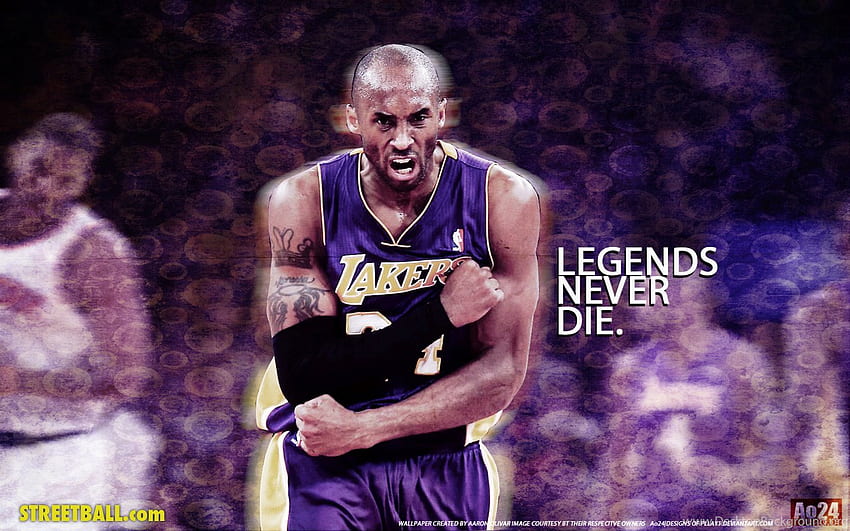 Legends Never Die Kobe Streetball Background HD wallpaper
