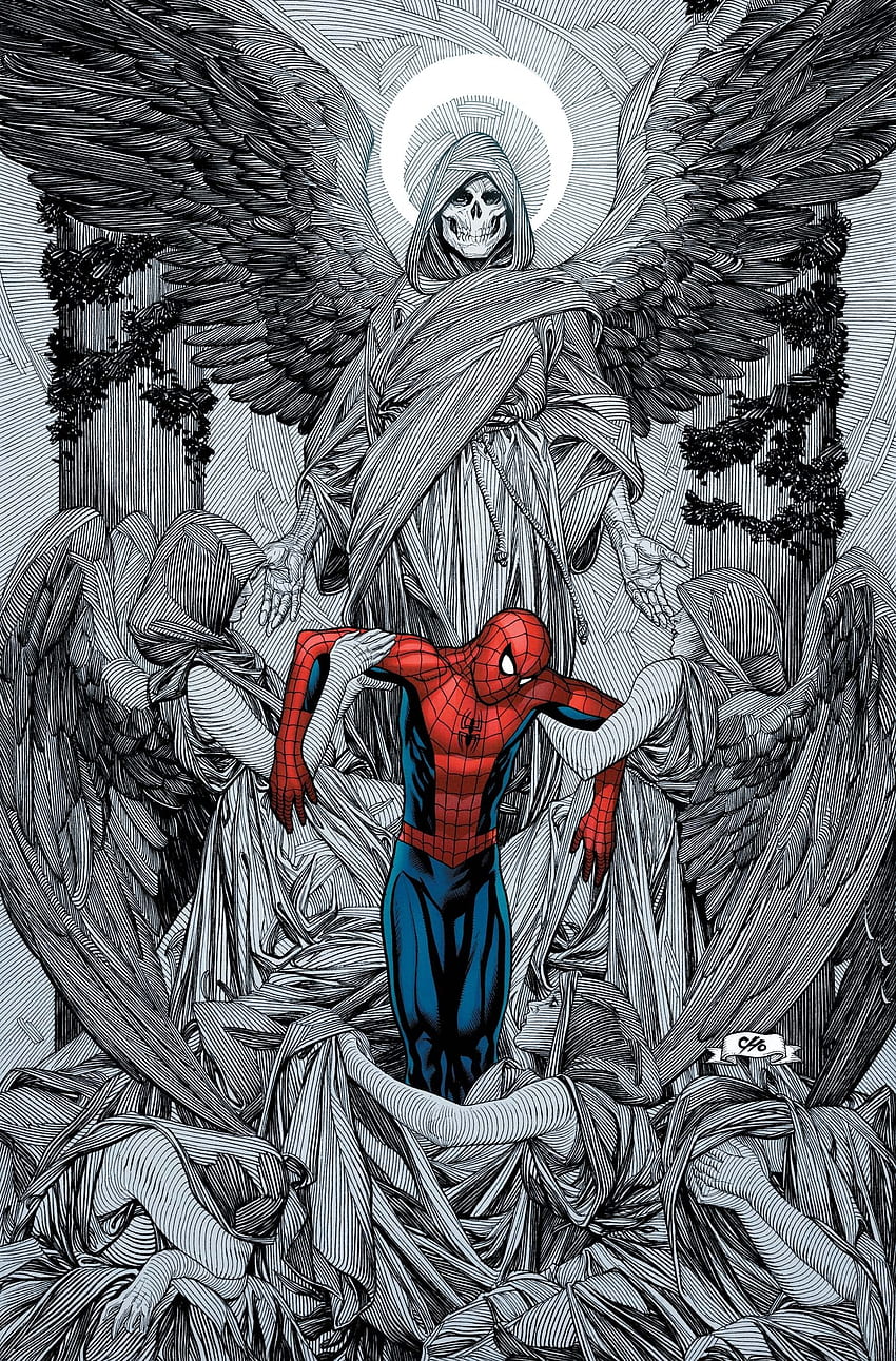 Spiderman Marvel Comics Wysoka jakość, Spiderman Art Tapeta na telefon HD