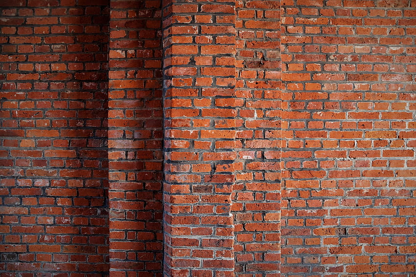 Backsteinmauer, braune Ziegel, Wand HD-Hintergrundbild
