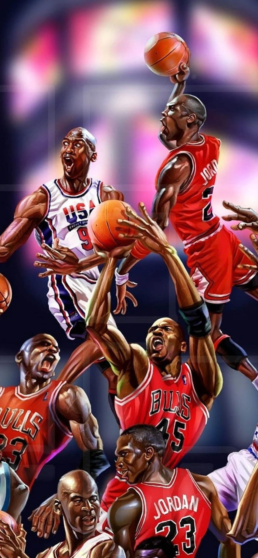 Michael Jordan Art iPhone Xs Max - iPhone 11 Sport - - Tapeta na telefon HD