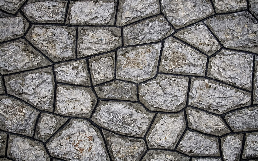 textura de alvenaria, alvenaria de pedras naturais papel de parede HD