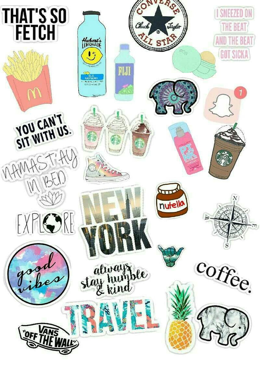 Just created this pin from stickers I found, VSCO Stickers HD phone wallpaper