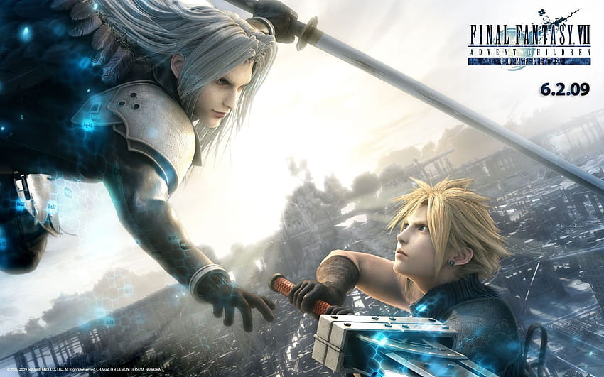 Final Fantasy Vii Anime Cloud Strife Sephiroth. papel de parede HD