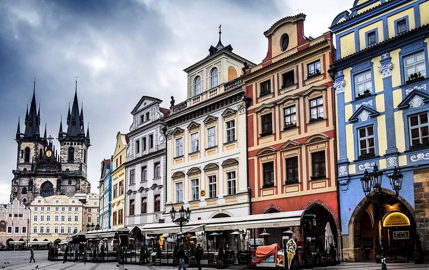 Old Town Square in Prague . Old Town Square in Prague HD wallpaper