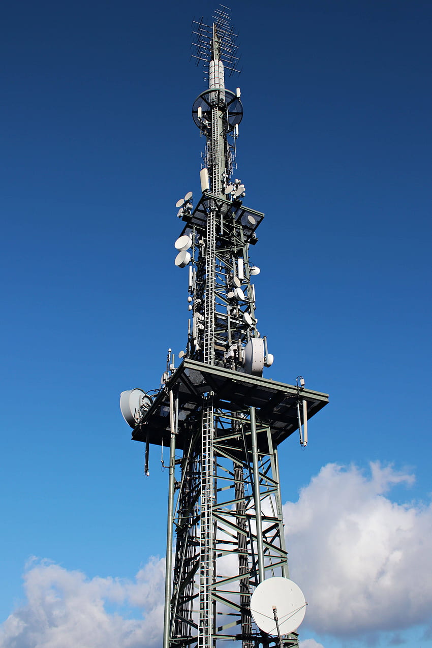: antenna, ricevitore, satellite, comunicazione, Telecomunicazioni Sfondo del telefono HD