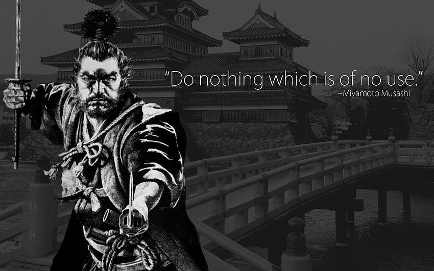 Zitate von Miyamoto Musashi. ZitateGram HD-Hintergrundbild