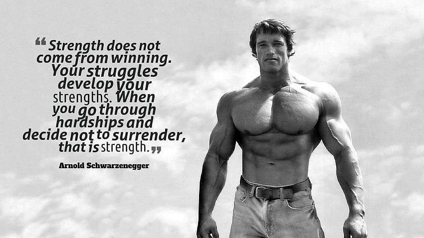 Arnold Schwarzenegger Strength Quotes 00193, Strenght HD wallpaper