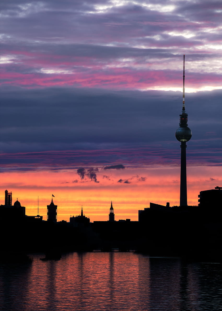 Cities Architecture Twilight City Building Dark Dusk Tower HD Phone Wallpaper Pxfuel