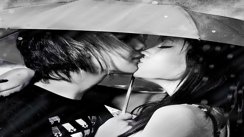 Romantic Couple In Rain, Love Couple Rain HD wallpaper