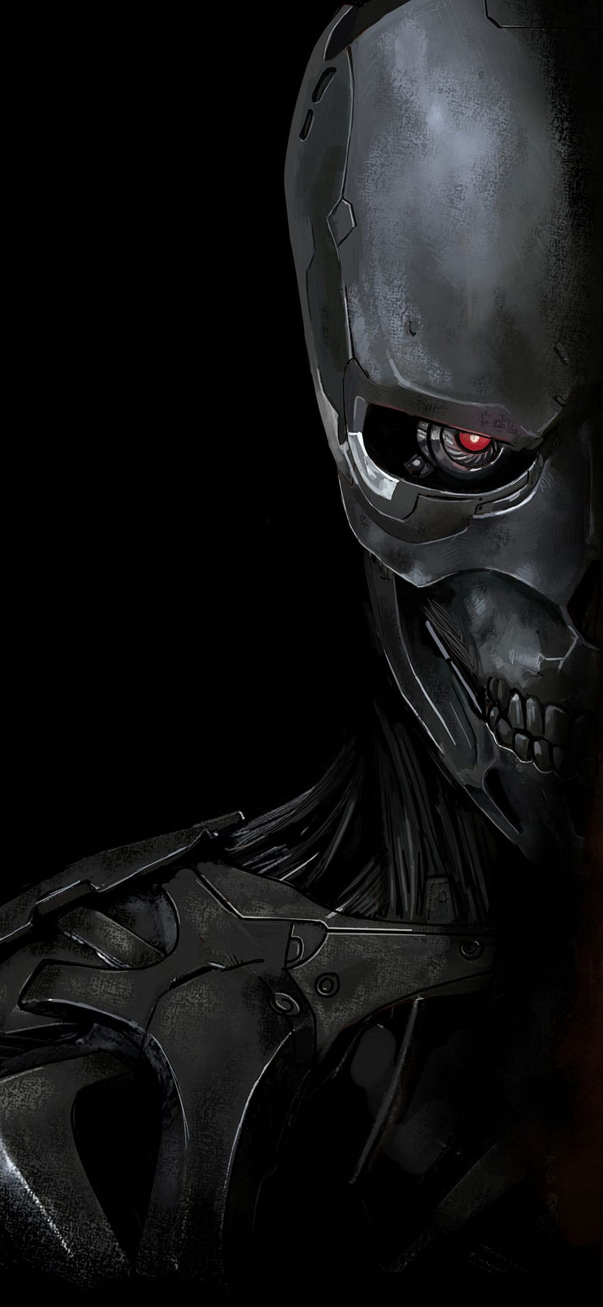 HD wallpaper render Terminator Dark Fate endoskeleton 3D machine  futuristic  Wallpaper Flare