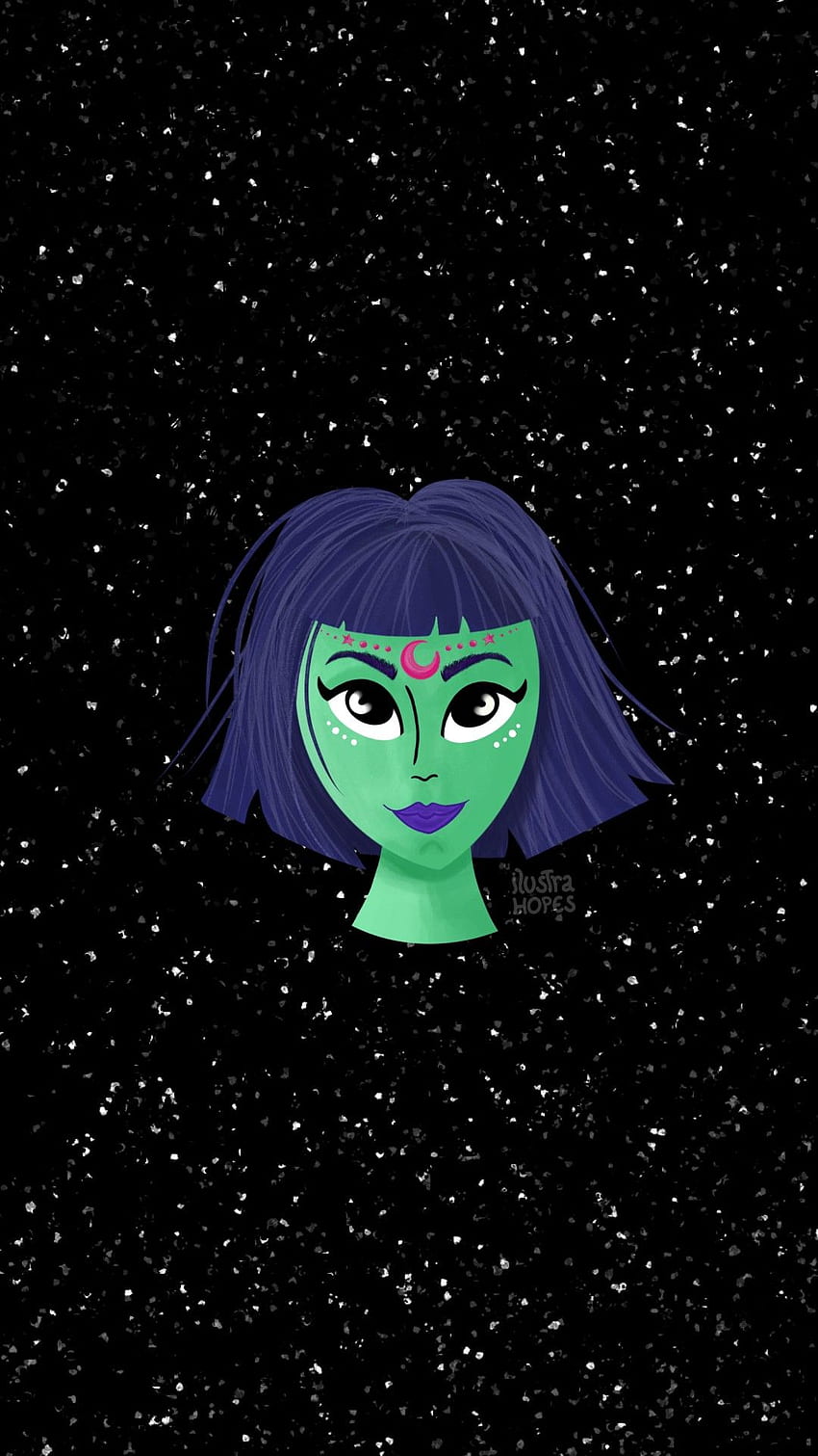 Galaxie fille extraterrestre. Fille extraterrestre, Illustration de filles, Galaxie, Femme extraterrestre Fond d'écran de téléphone HD