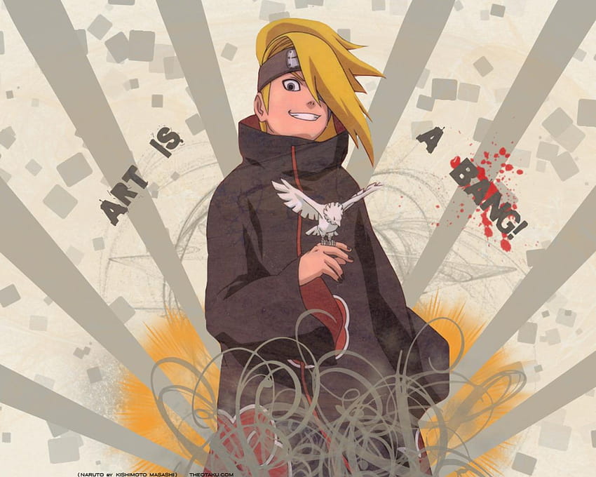 Deidara-Senpai, Naruto, Deidara, Anime, Akatsuki HD-Hintergrundbild
