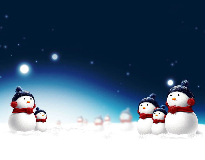 . Animals Zoo Park: Christmas Snowman, Snowman Nativity HD wallpaper