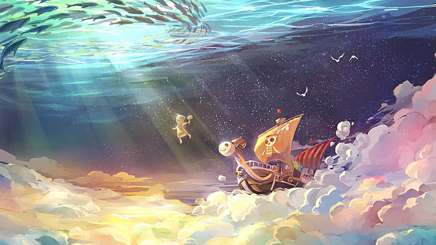 One Piece Going Merry, Kapal One Piece Wallpaper HD