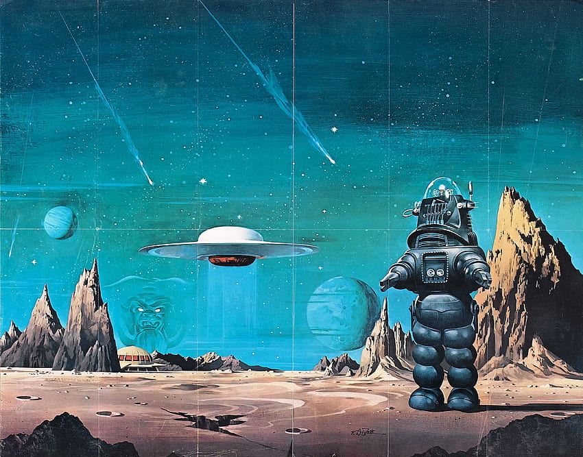 Forbidden Planet Movie, 1950s HD wallpaper
