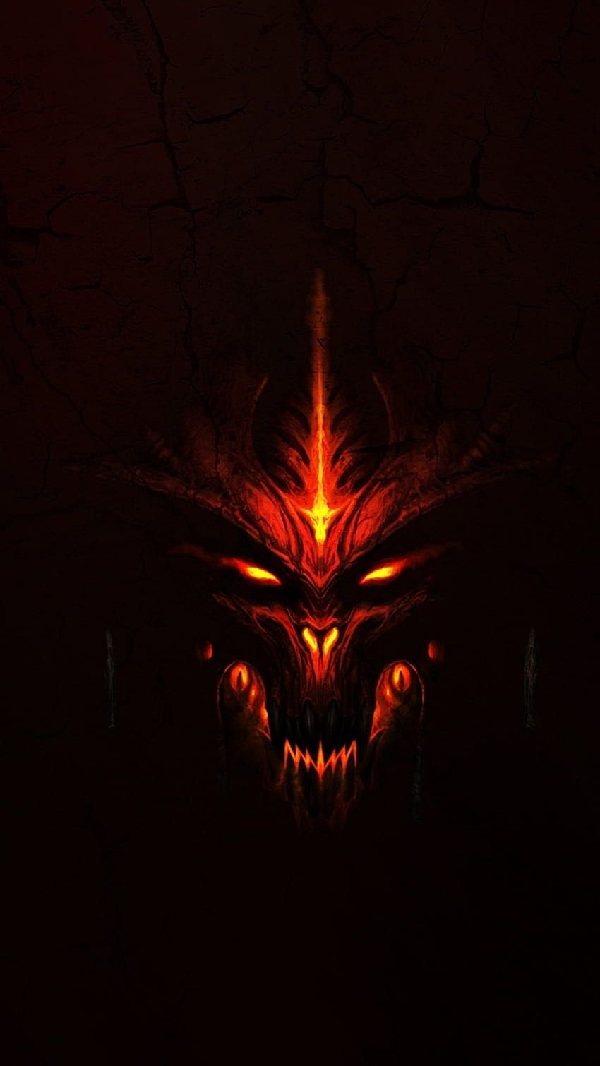 Best Devil, Diablo, Black Background HD phone wallpaper