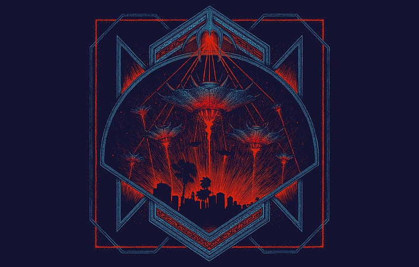 Music, Synth rock, Retrowave, Synthwave, New Retro Wave, Darksynth, Invaders, Hollywood Burns for , section музыка - HD wallpaper