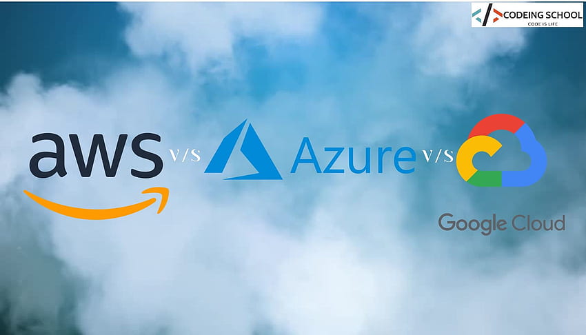 Microsoft Azure と Amazon AWS と Google Cloud Platform の比較。 クラウド プラットフォーム、アプリ、クラウド、AWS クラウド 高画質の壁紙