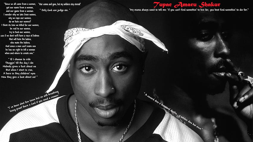 Tupac Amaru Shakur, also known by his stage names 2Pac and Makaveli, Gangster Quotes HD wallpaper