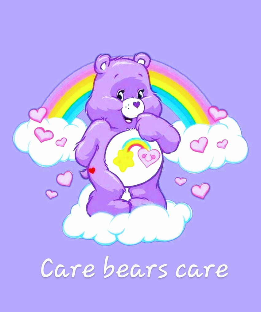 Beruang perawatan, merah muda wallpaper ponsel HD