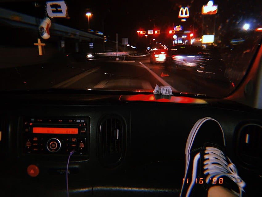 Night Driving. Night aesthetic, Night driving, Night vibes, Night Driving HD wallpaper