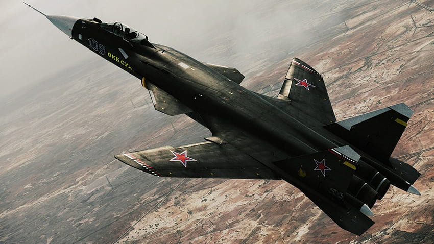 Su 47 Rusia, Saat Penampilan Bukan Segalanya Untuk Perang, Pesawat Tempur HD wallpaper