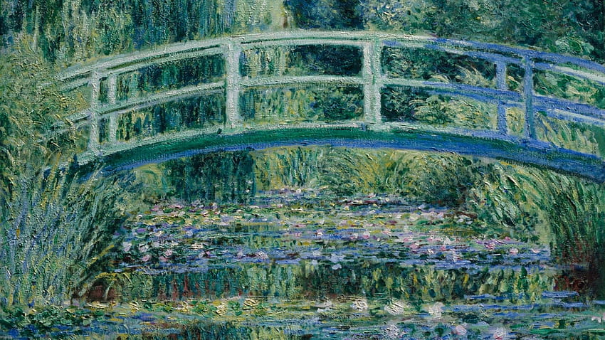 Monet, Claude Monet Bunga Lili Air Wallpaper HD