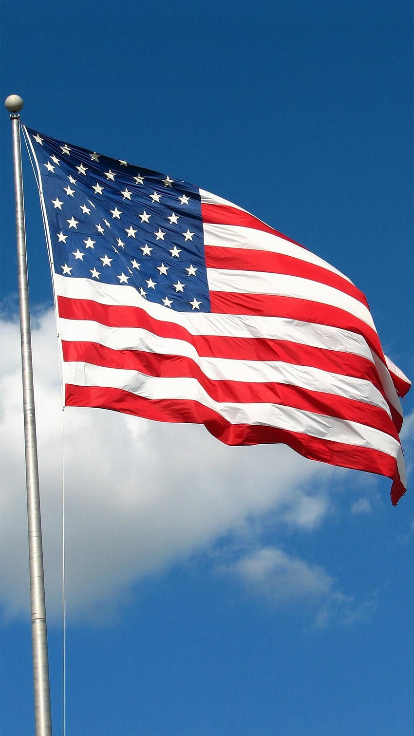 Готин iPhone с американски флаг, САЩ HD тапет за телефон