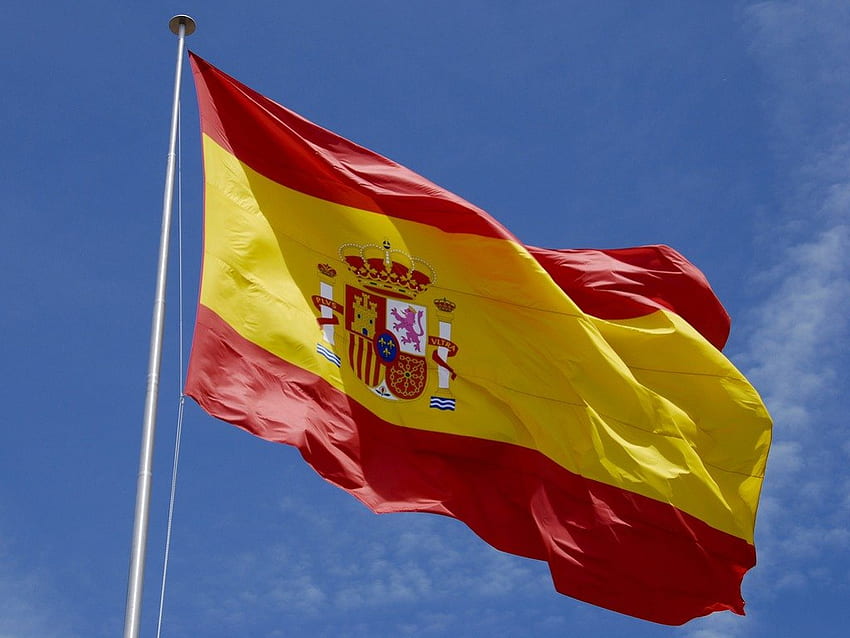 スペイン国旗、スペイン、愛国心、抽象、帝国、旗 高画質の壁紙