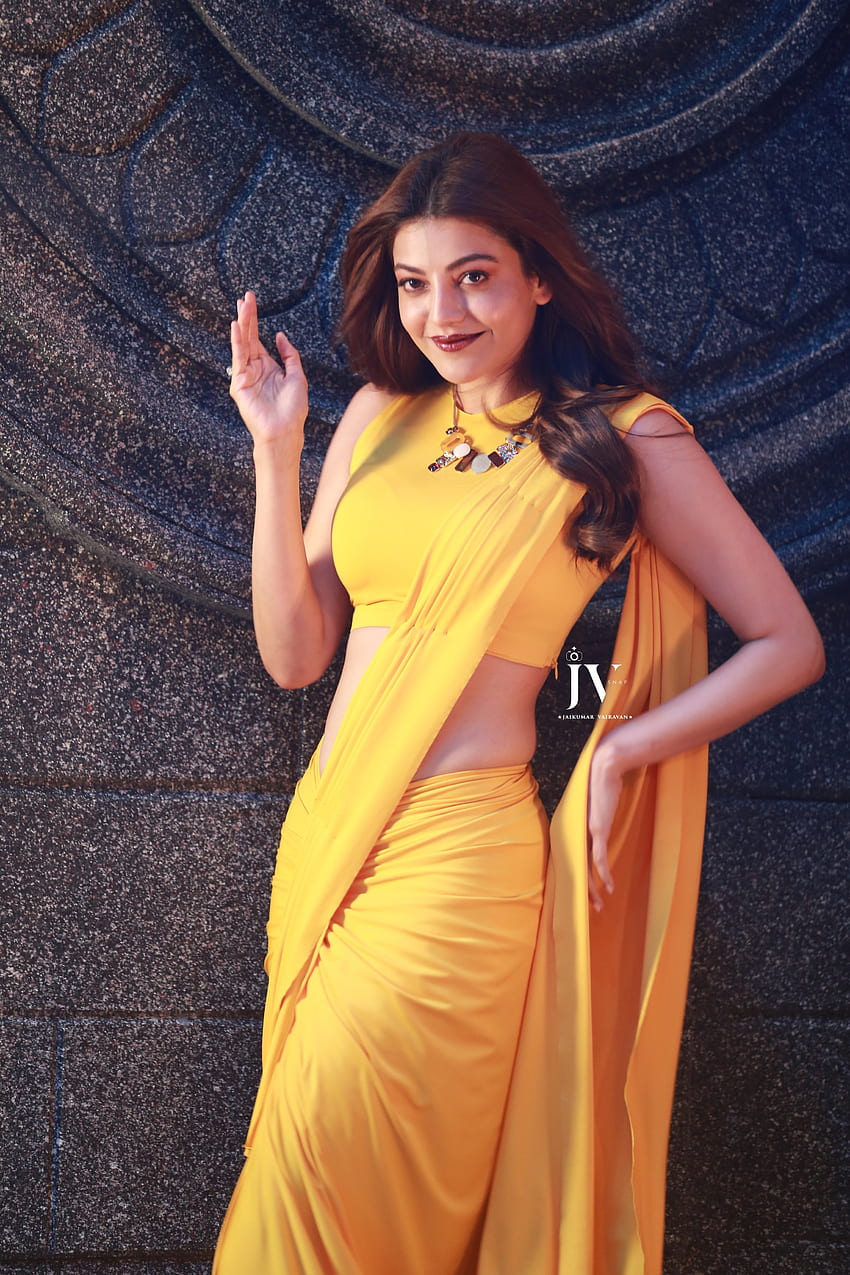 Kajal agarwal sukienka indyjska modelka kajal agarwal włosy ultra , , indyjska aktorka Tapeta na telefon HD