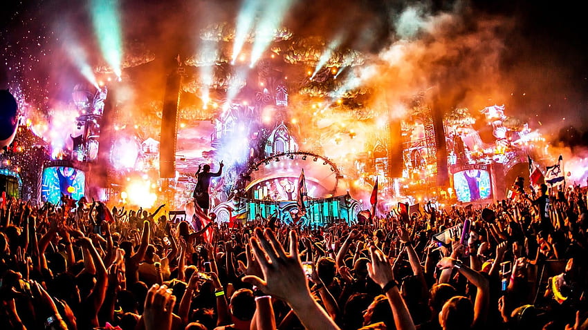 Edm-Festival, Tomorrowland HD-Hintergrundbild