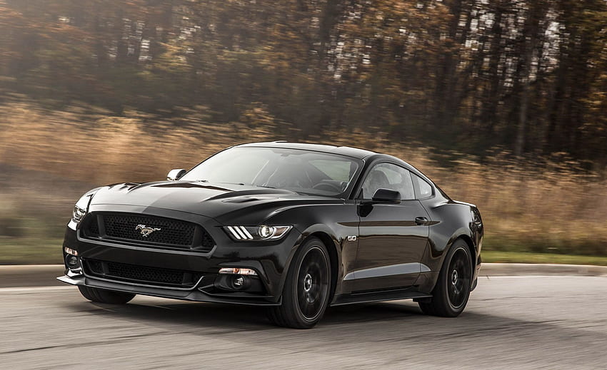 siyah ford mustang duvar kağıdı