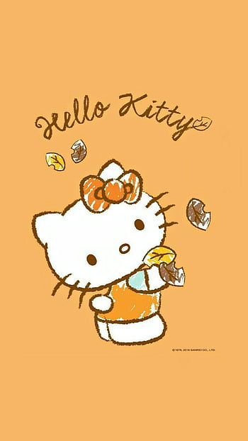 Hello kitty fall background HD wallpapers | Pxfuel