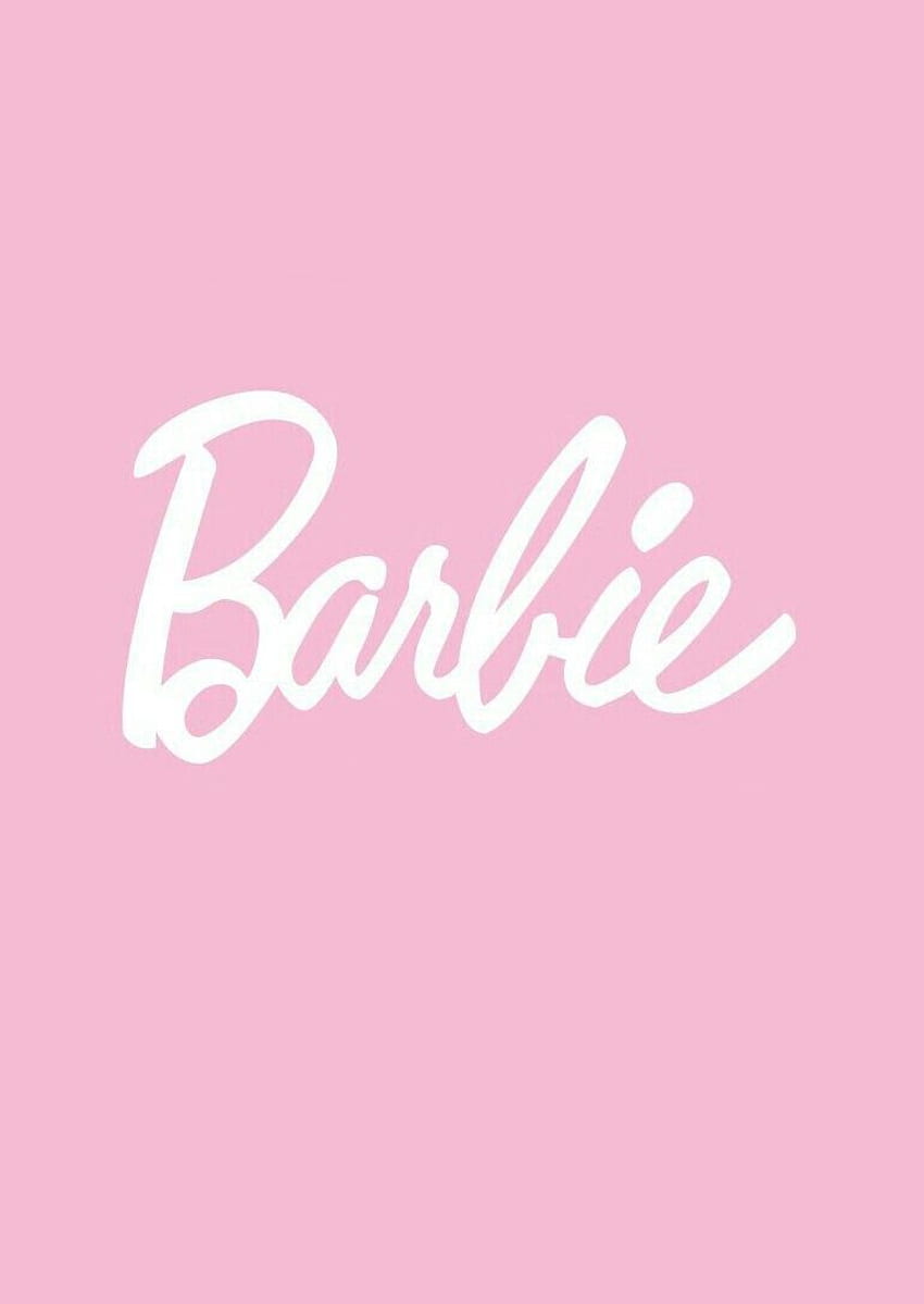 Logotipo de Barbie fondo de pantalla del teléfono