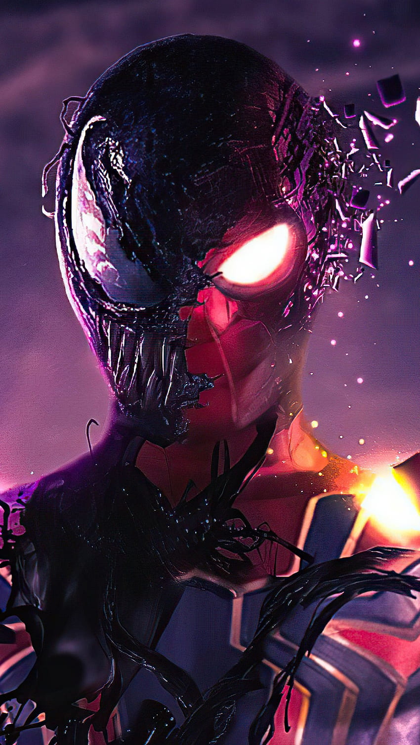Spider man, Hombre araña, Venom, Marvel HD phone wallpaper