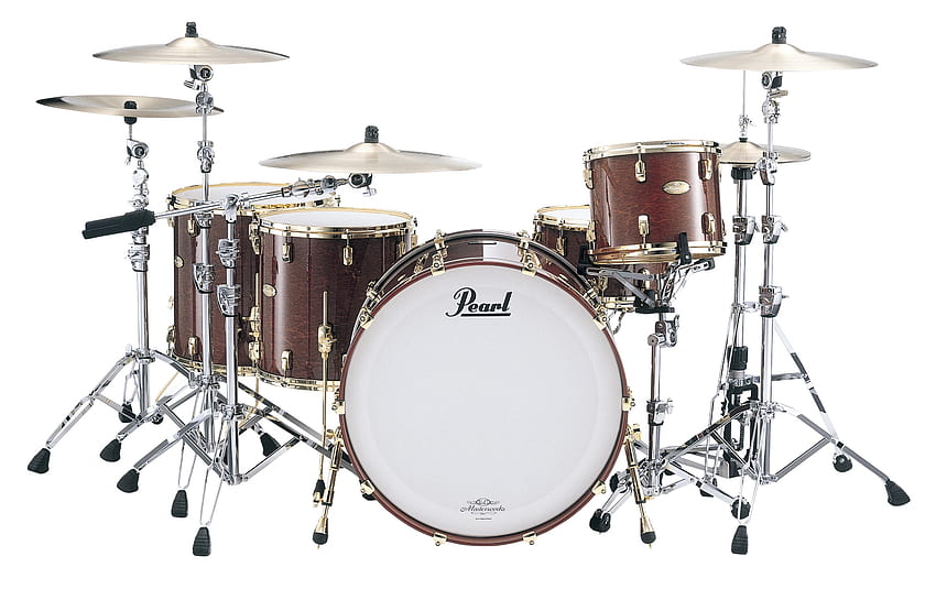 Pearl Yamaha Drums - Gretsch Brooklyn Grey Oyster -, Yamaha Drum Set HD wallpaper