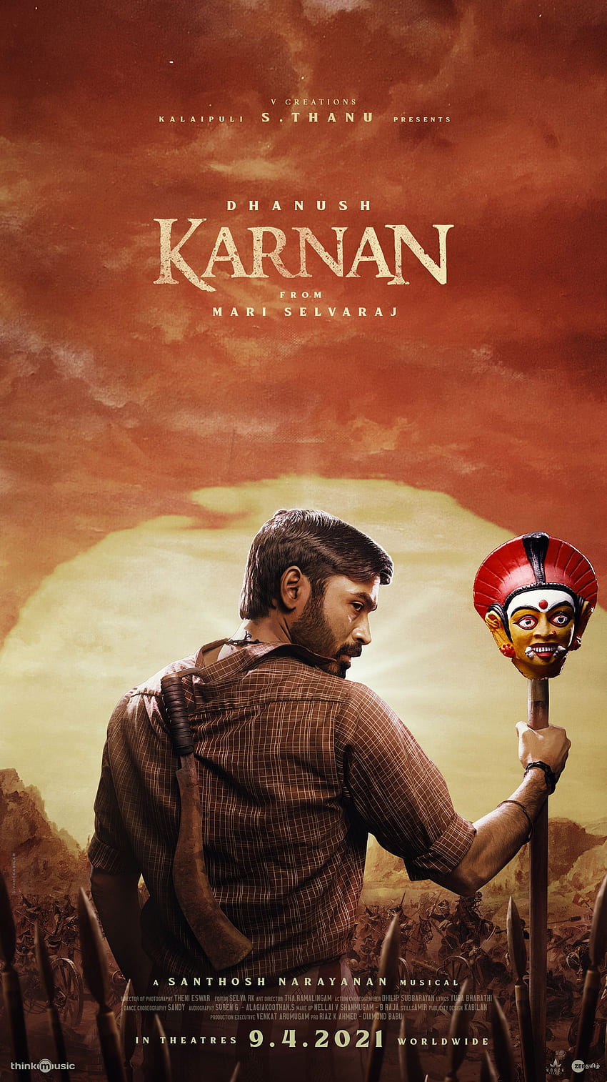 Karnan, tamil movie, danush HD phone wallpaper
