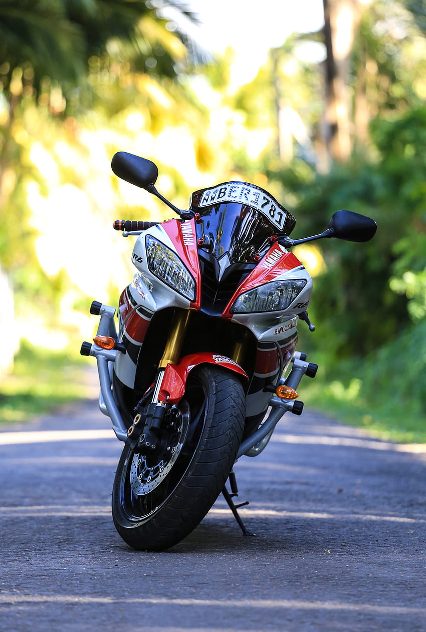 Yamaha R6, motocicleta Papel de parede de celular HD