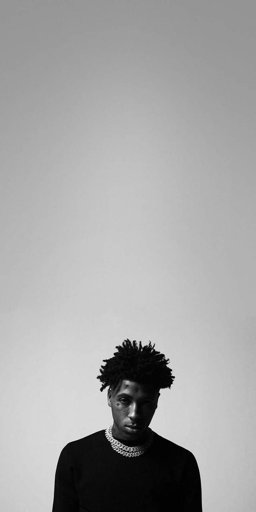 Haut Nba Youngboy, NBA noir et blanc Fond d'écran de téléphone HD